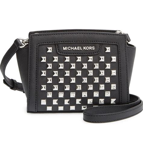 michael kors selma studded mini|Michael Kors selma crossbody bag.